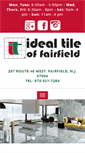 Mobile Screenshot of idealtilefairfield.com